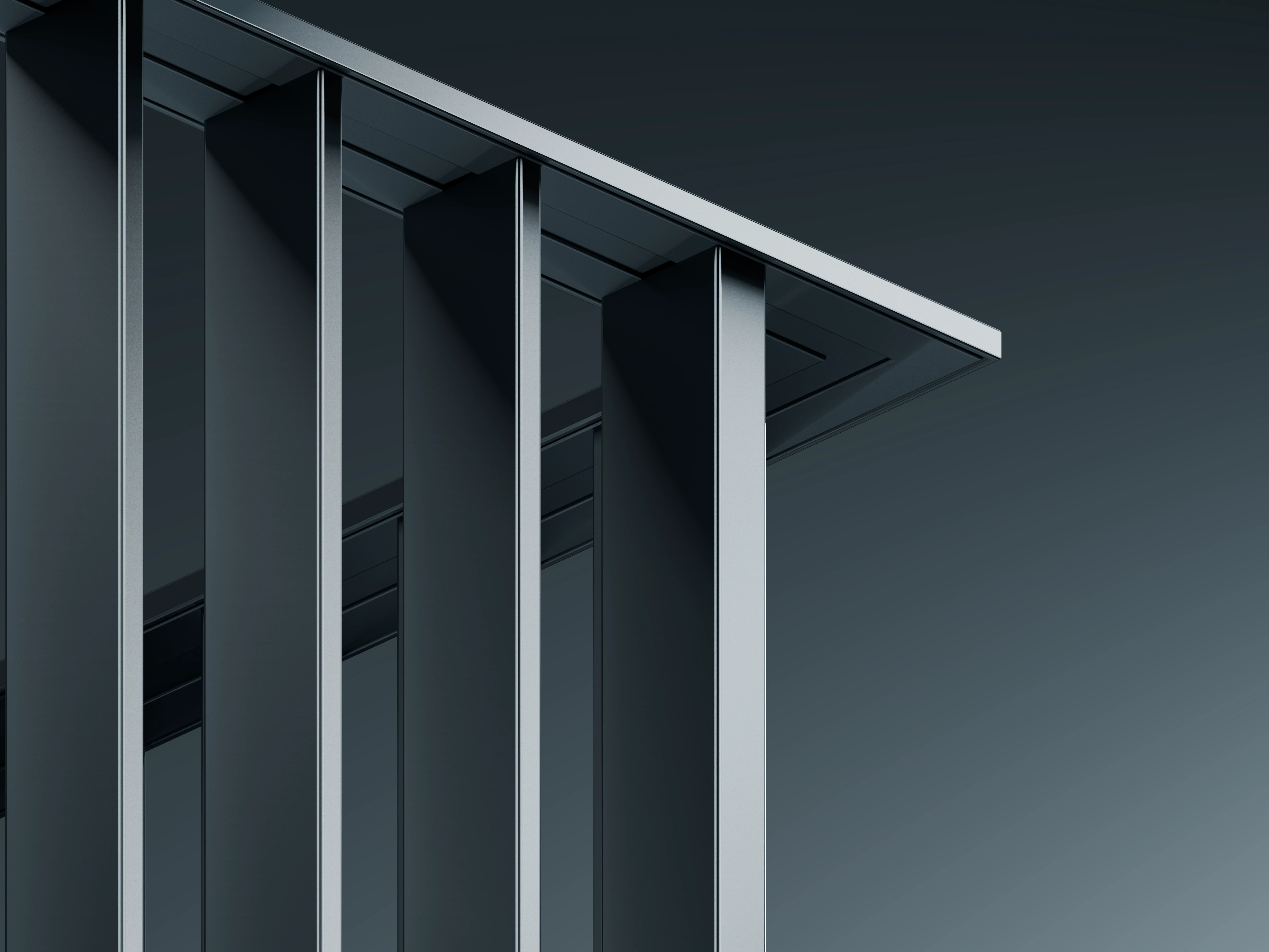 Belcanto Premier Sidefix aluminium balustrade system installed on a modern balcony