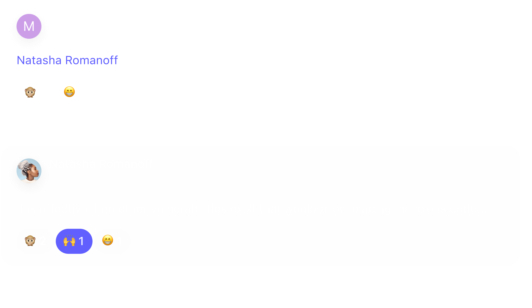 CoreSeenity commenting thread for team discussions