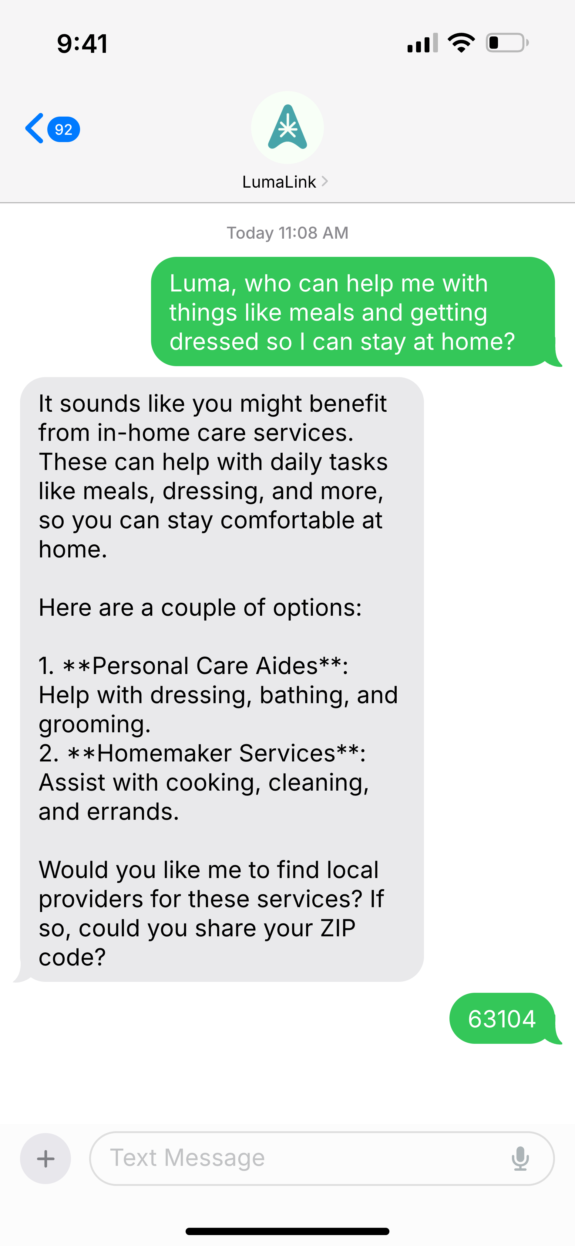 Luma, how do I find a trustworthy caregiver to help my mom with daily tasks?