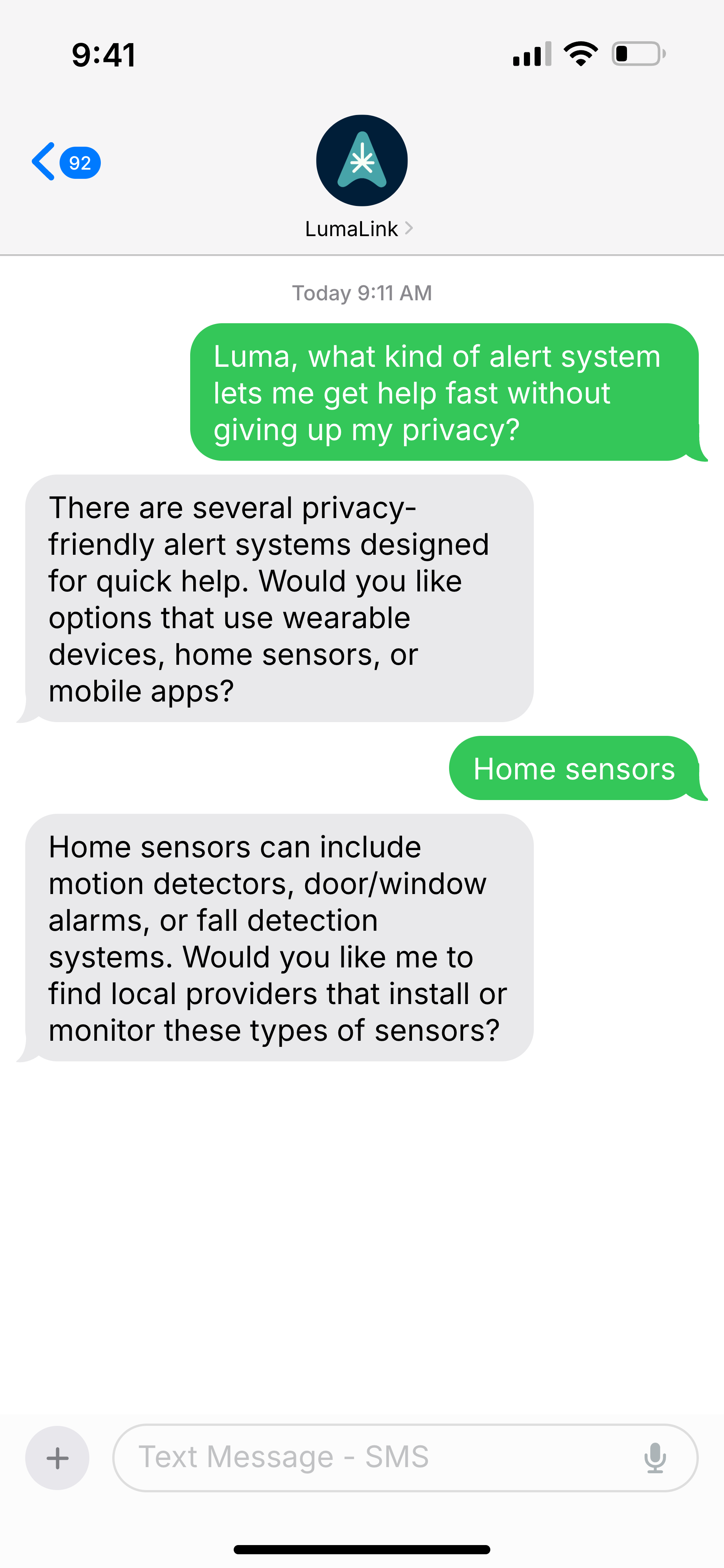 LumaLink, how can I make sure my mom gets help if she falls — even when I’m not there?