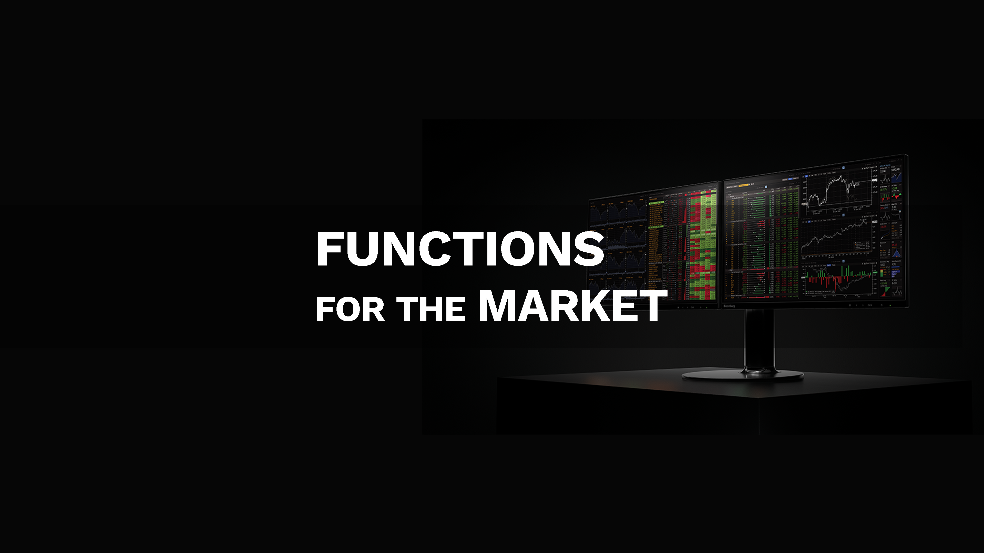 Bloomberg: Functions for the Market