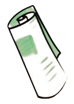 Graphic icon of a roadmap