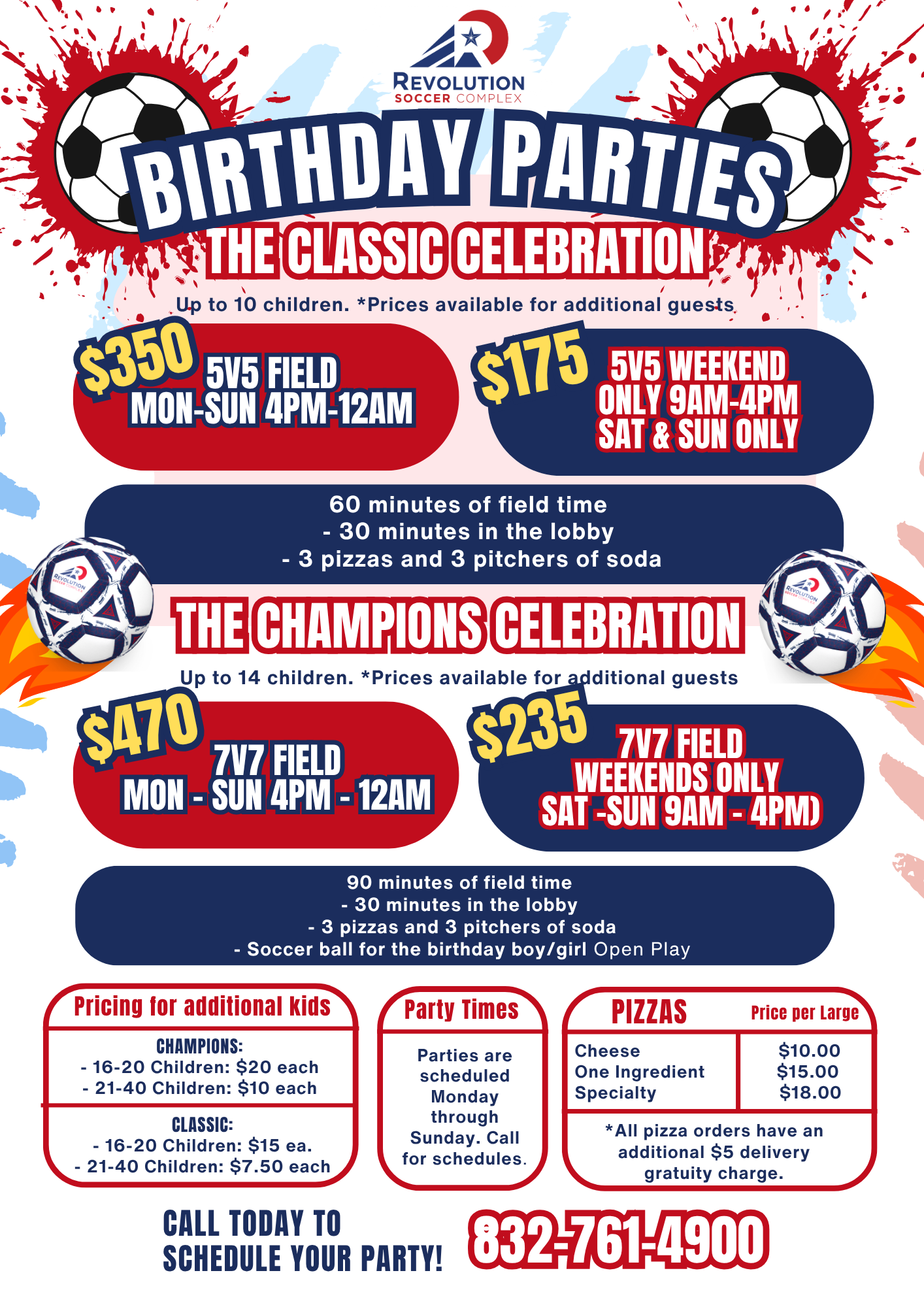 Custom Parties Flyer