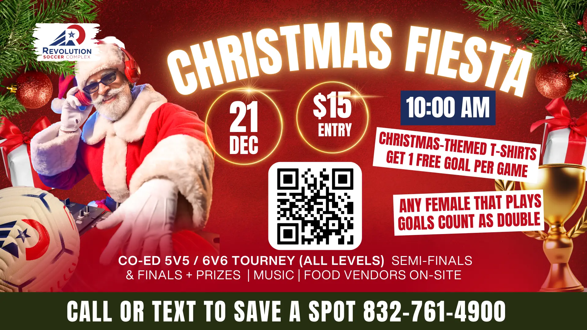 Futbol and Fiesta Flyer