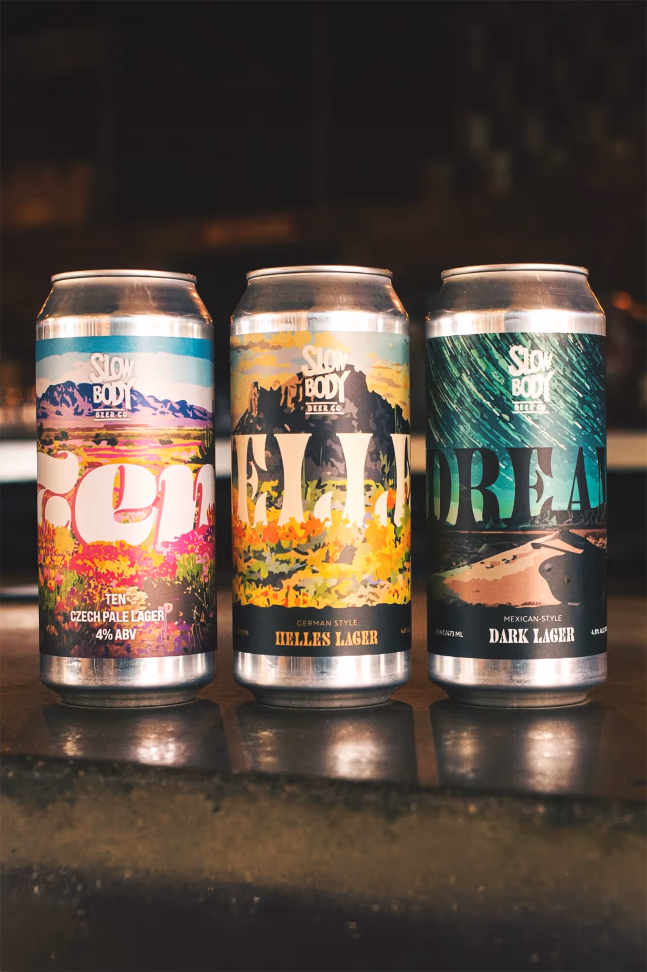 3 beer lineup