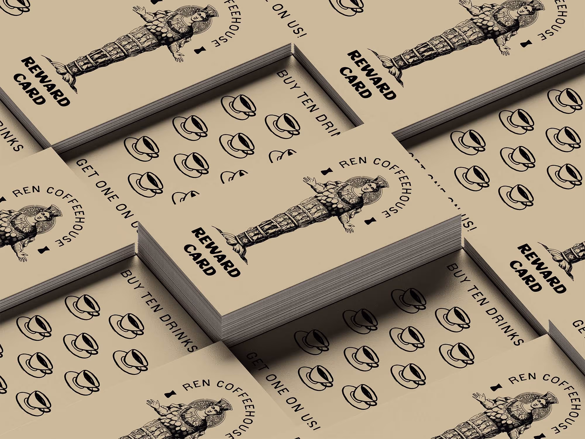 cafe loyalty reward cards