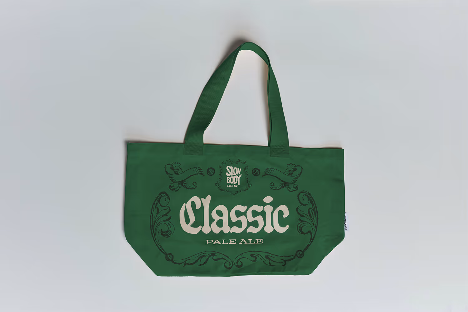 brewery tote bag with classic illustration