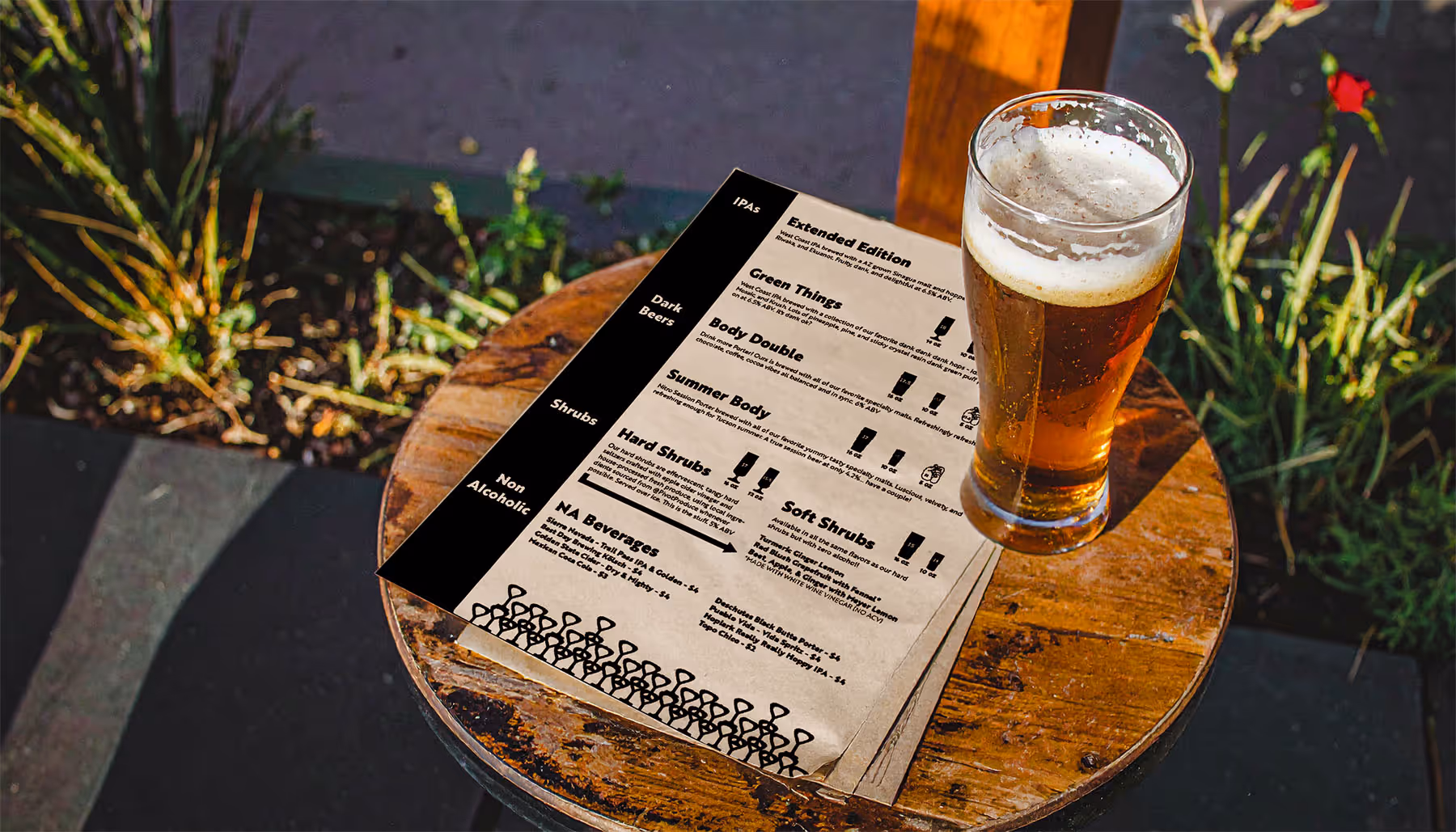 brewery taproom menu
