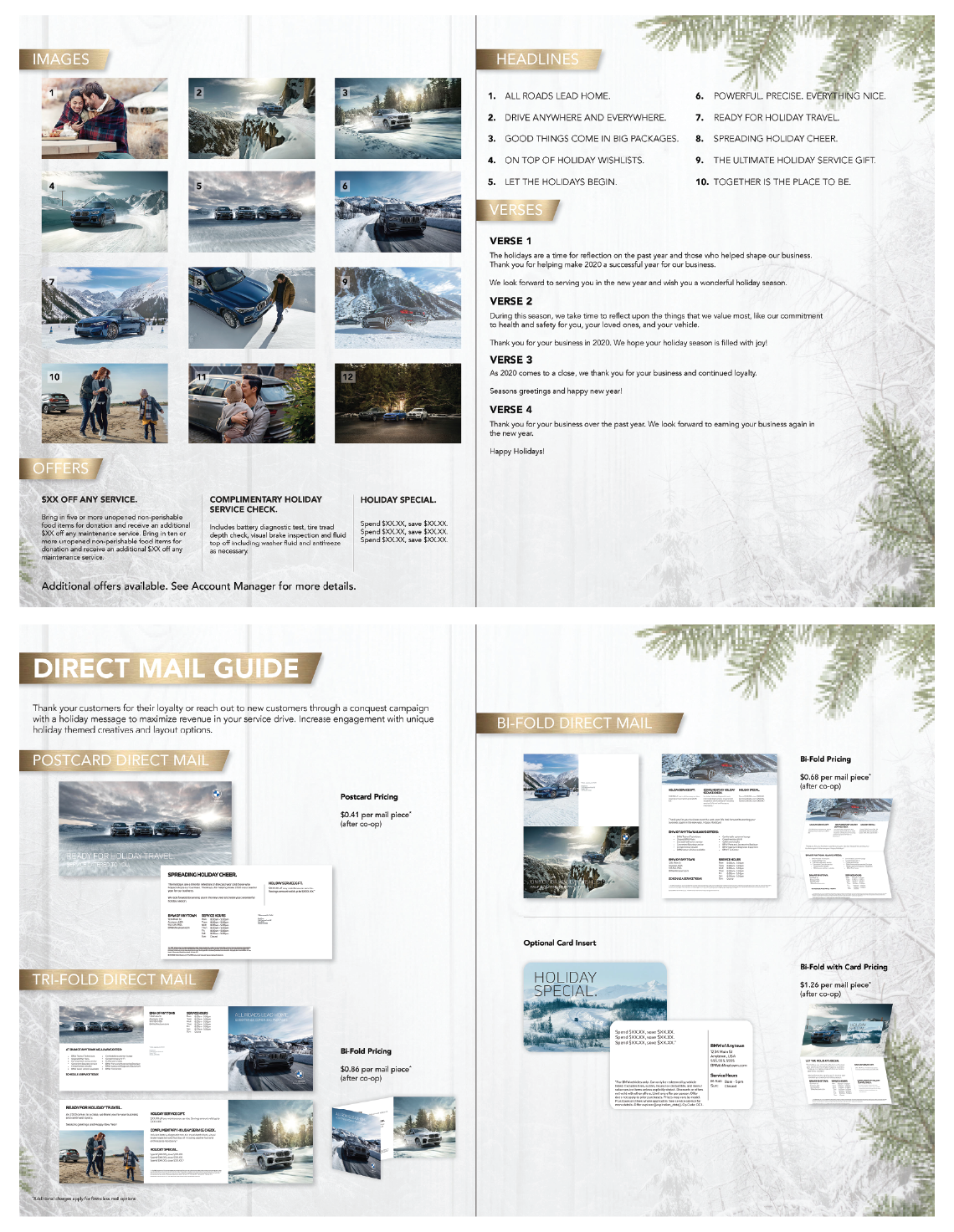 DataClover holiday direct mail guide