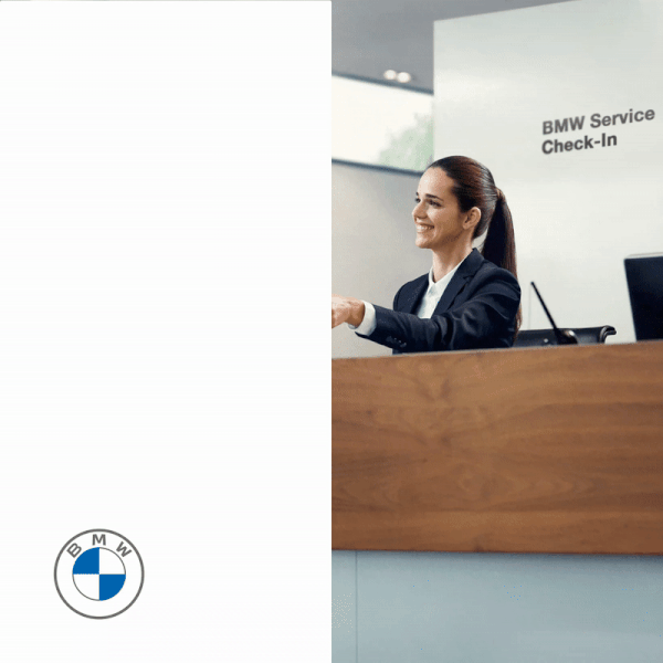 BMW schedule service GIF