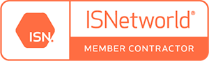 ISNetworld Member Contractor logo – safety and compliance network badge