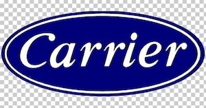 Carrier logo – trusted brand in residential and commercial air conditioning systems
