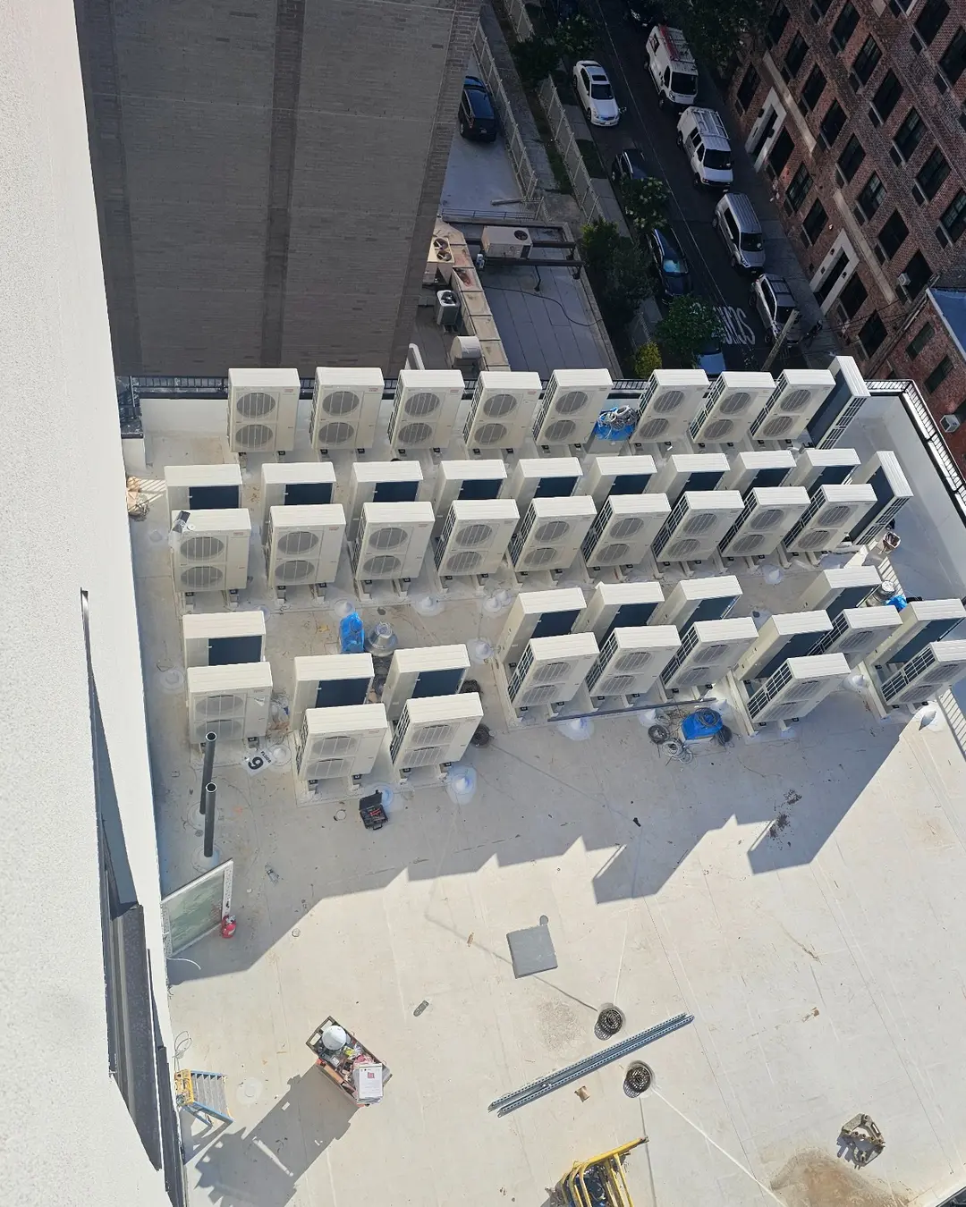 Real Yukos Mechanical commercial HVAC installation serving a 68-unit Astoria, New York property.