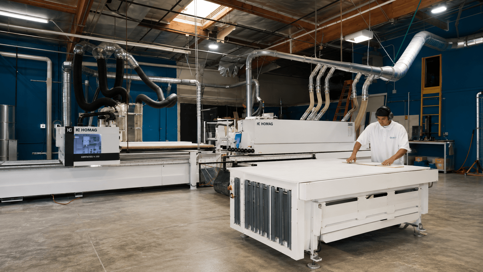 A look at the Quest factory where doors and cabinets are being made