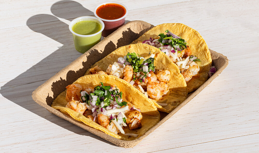 A mouthwatering image of tacos served at El Taquero food truck in Bend, Oregon