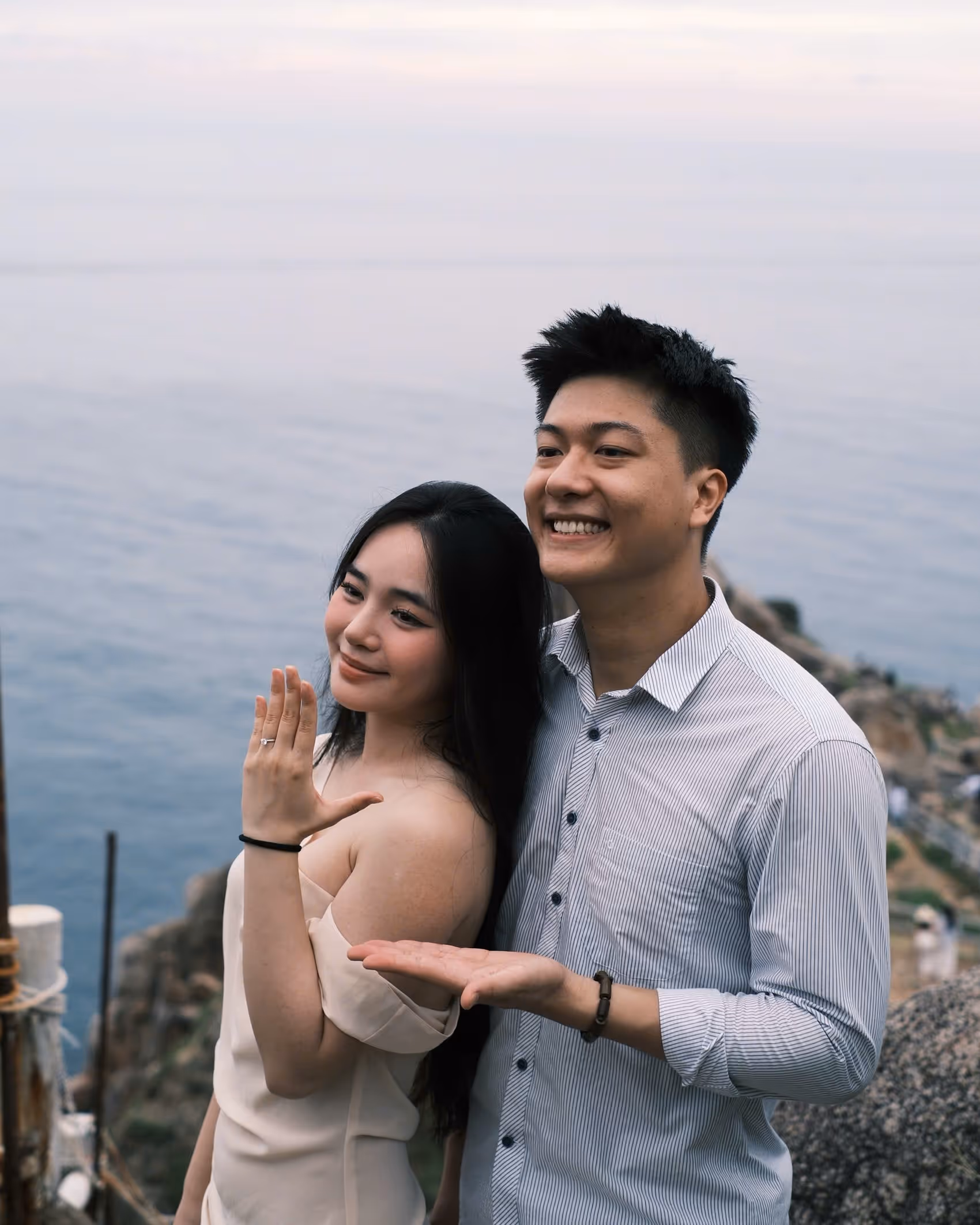 Ảnh Feedback khách hàng mua nhẫn của Lucy Bui Diamond