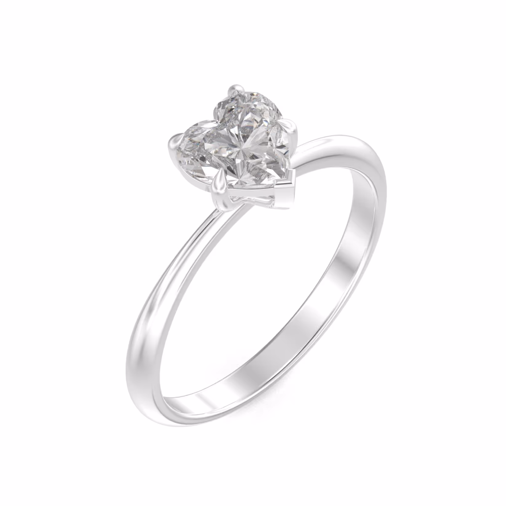 Heart Solitaire Kim Cương Lab-Grown