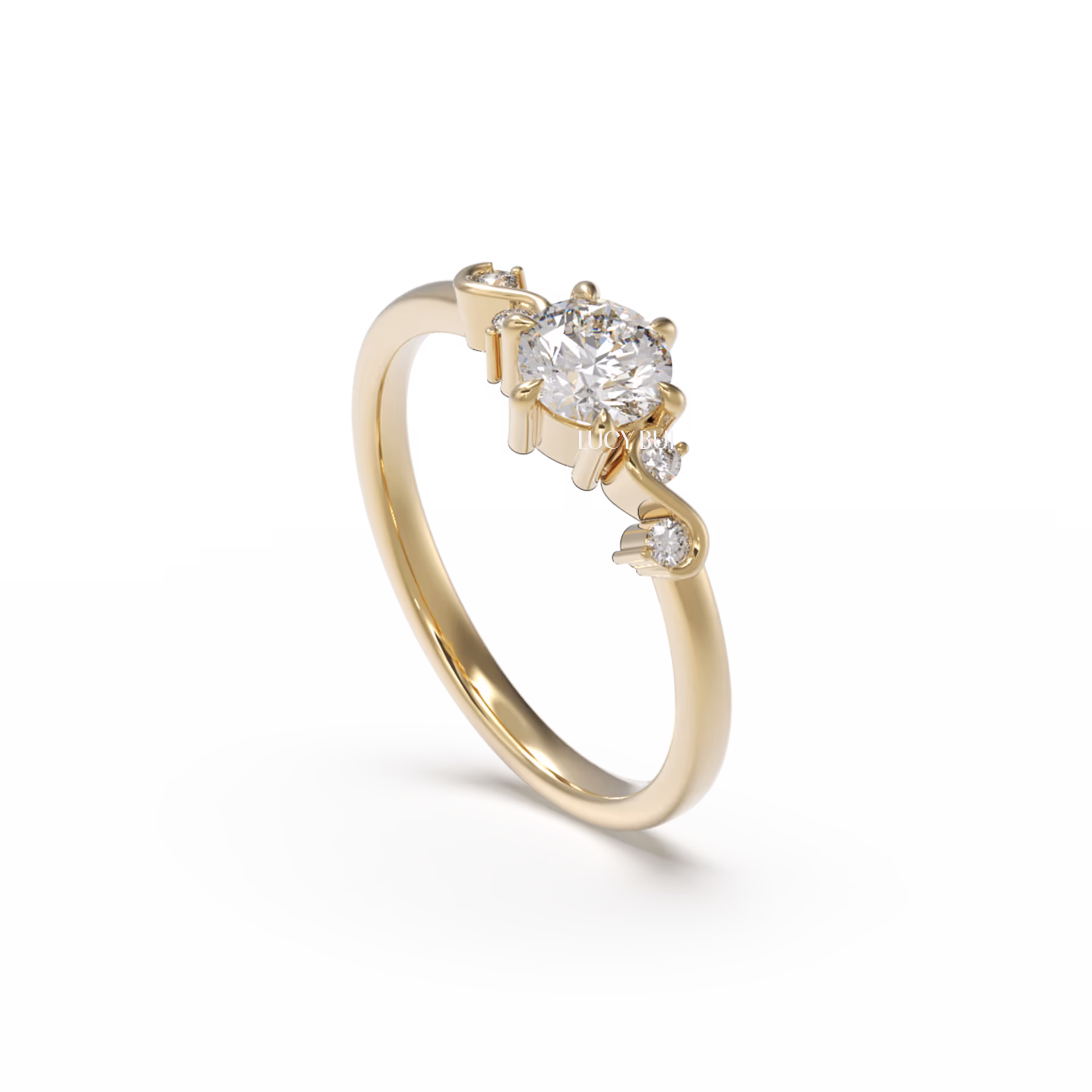 Ảnh nhẫn cầu hôn Lucy Bui Diamond