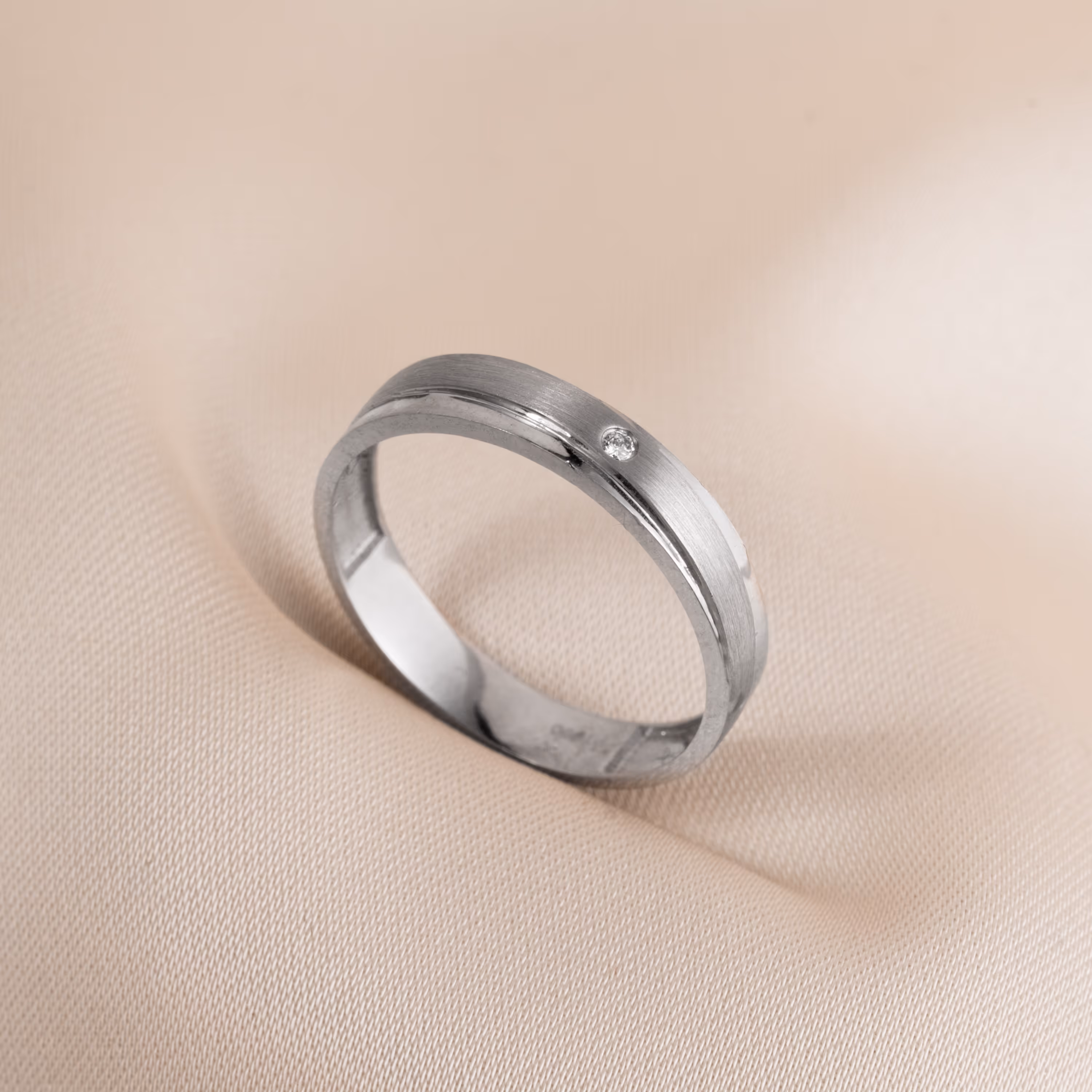 L5CR135 / L5CR136_Nhẫn cưới Kim Cương Tự Nhiên