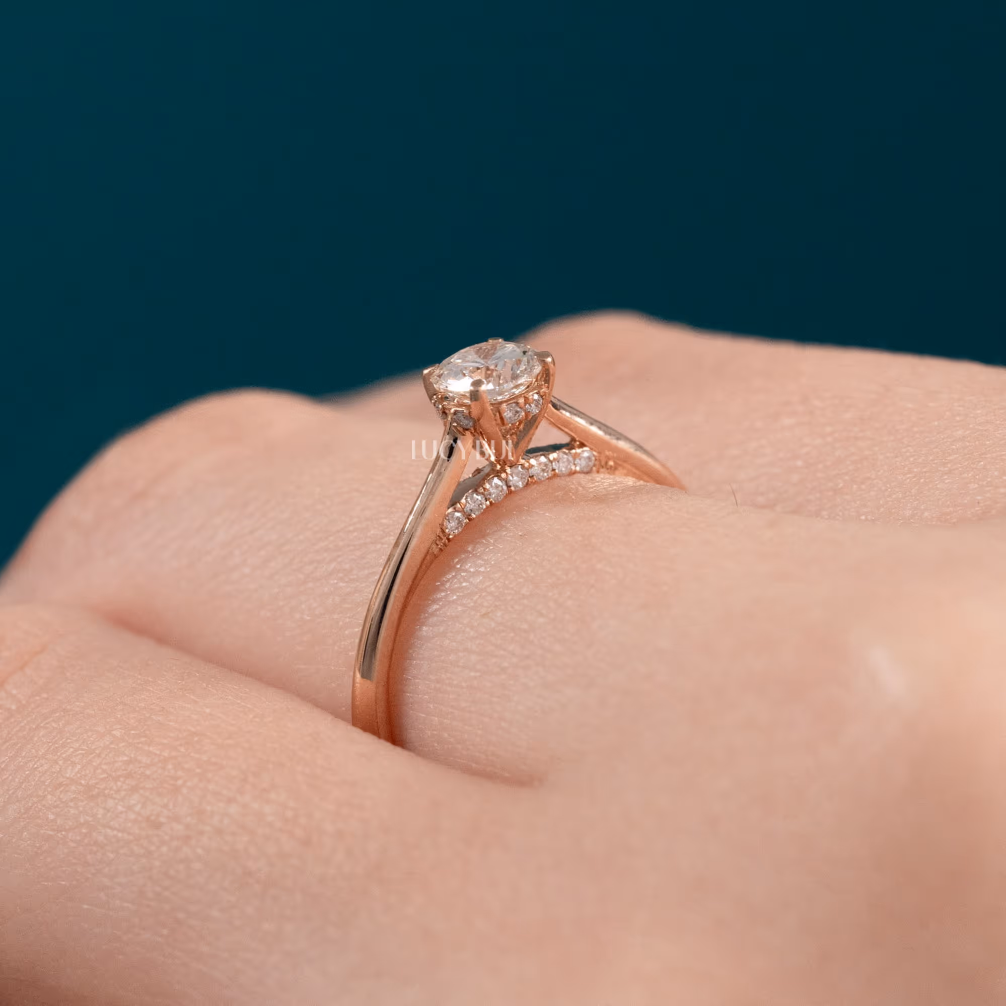 Cathedral Hidden Halo Kim Cương Tự Nhiên