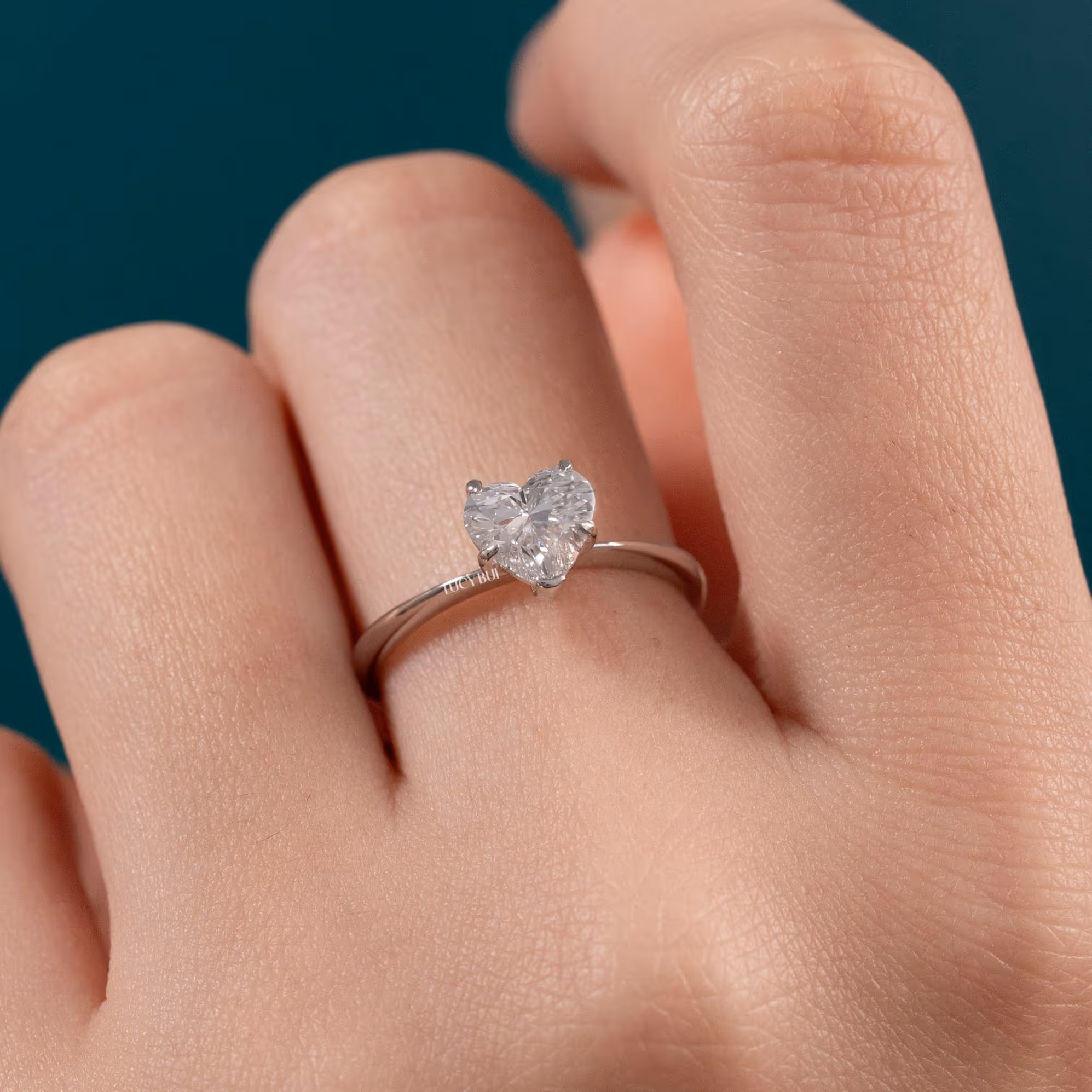 Heart Solitaire Kim Cương Lab-Grown