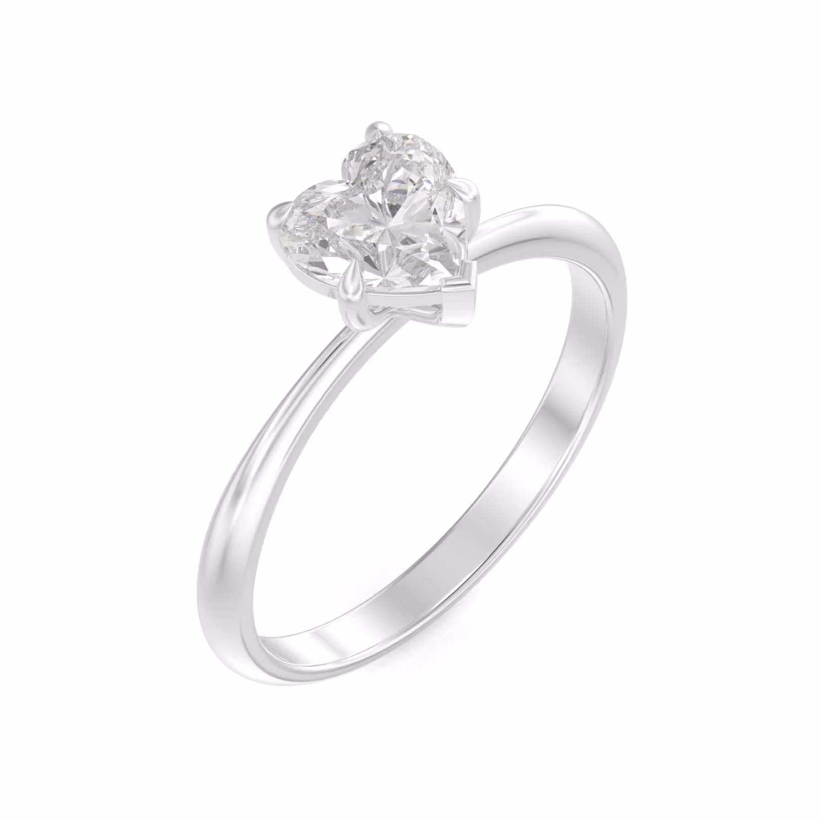 Heart Solitaire Kim Cương Lab-Grown