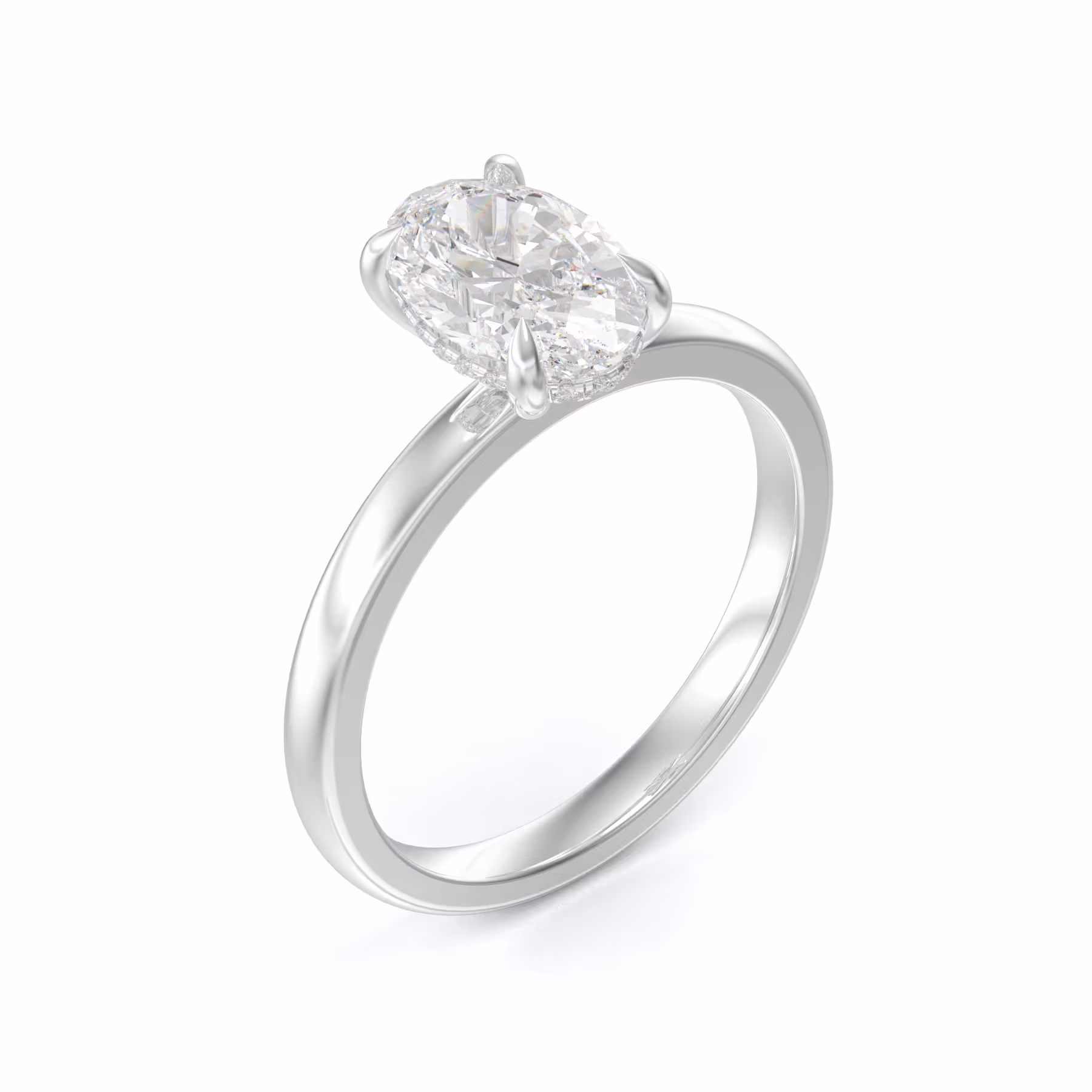 Hidden Halo Kim Cương Lab-Grown