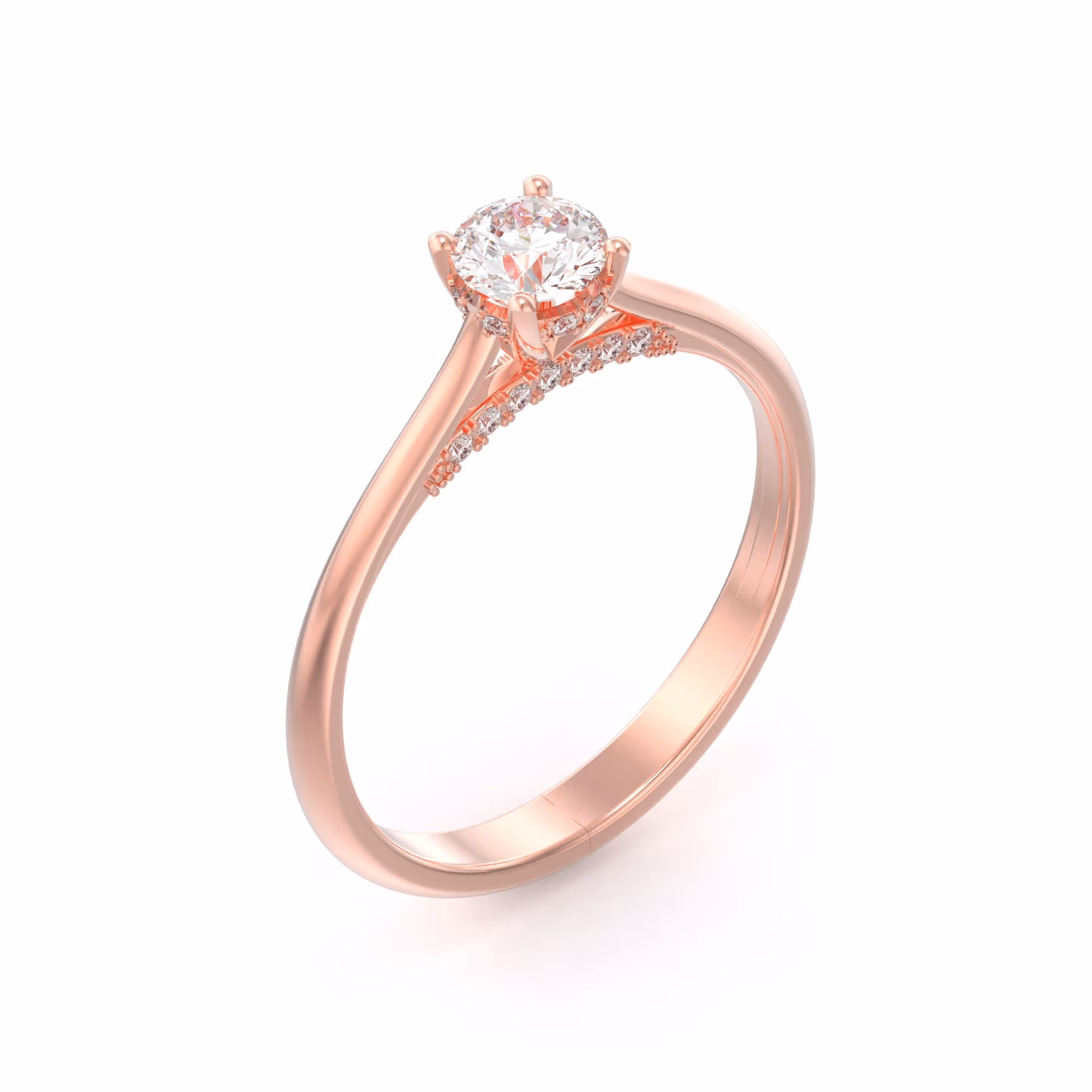 Cathedral Hidden Halo Kim Cương Tự Nhiên