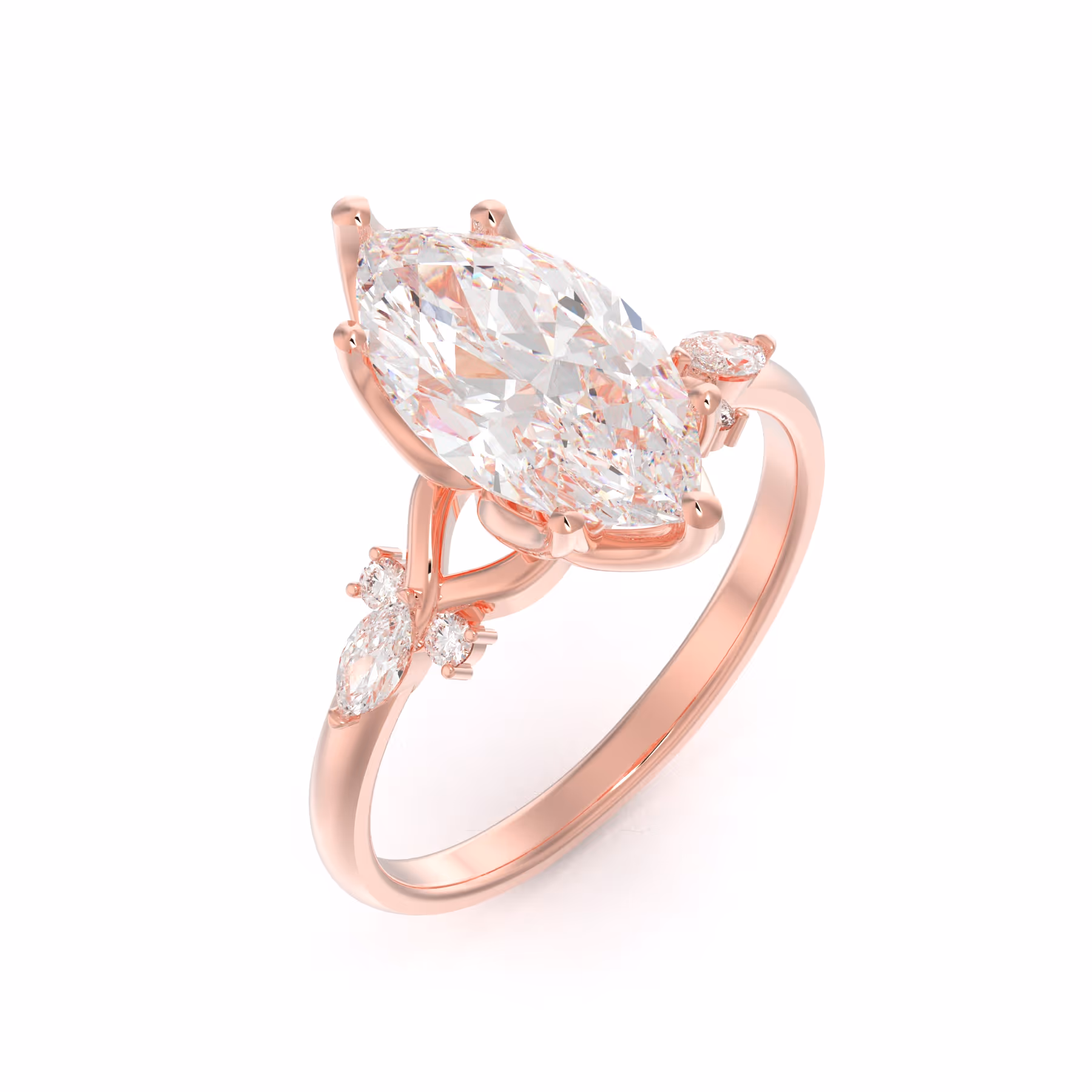 Fairy Tale Marquise Kim Cương Lab-Grown