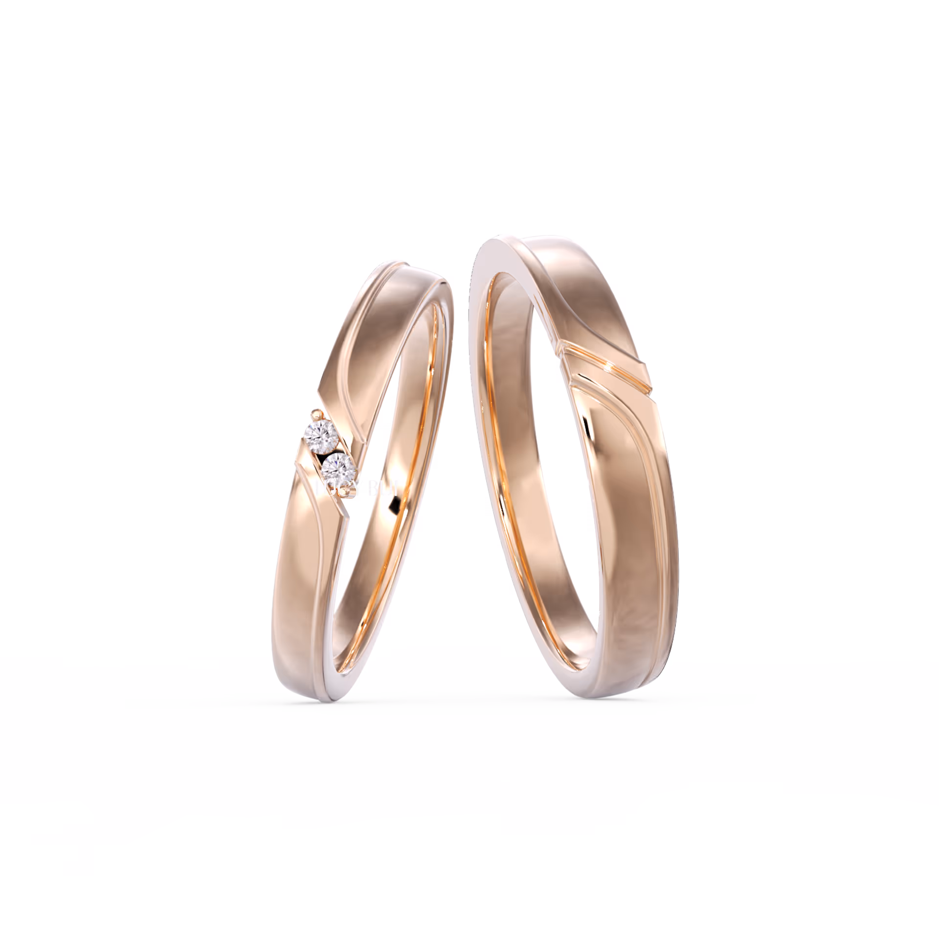 Twin Rose Kim Cương Tự Nhiên