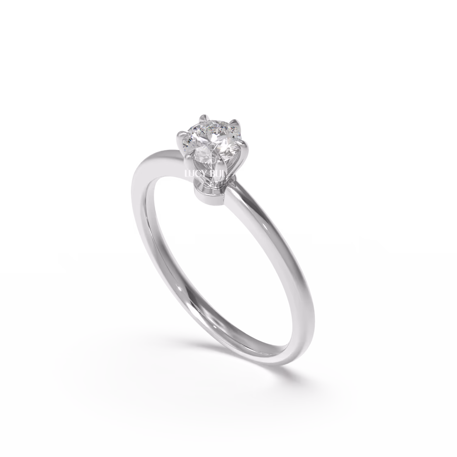 Solitaire Kim Cương Tự Nhiên