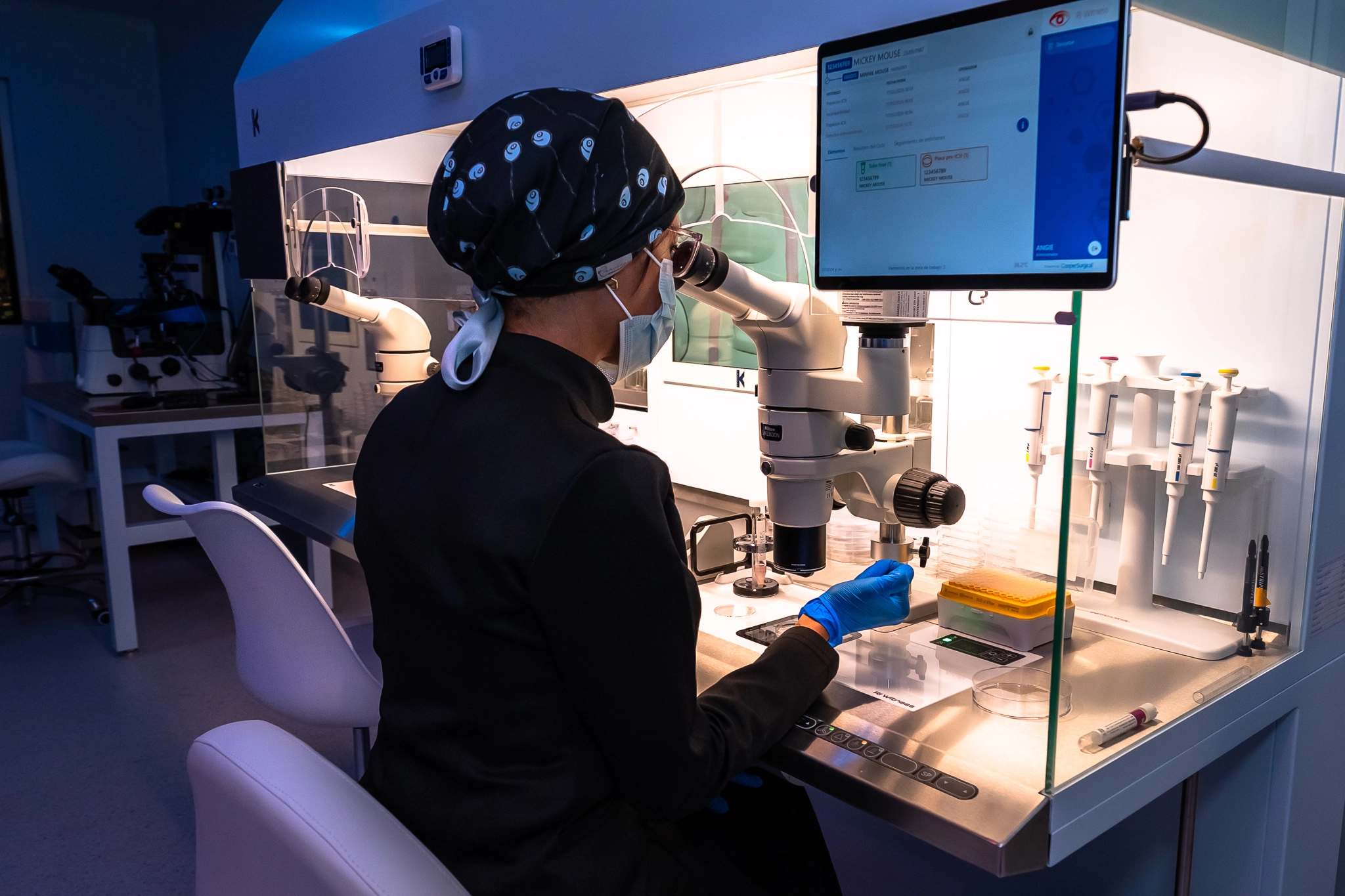 Laboratorio de FIV de Avida Fertility para la preservación de embriones