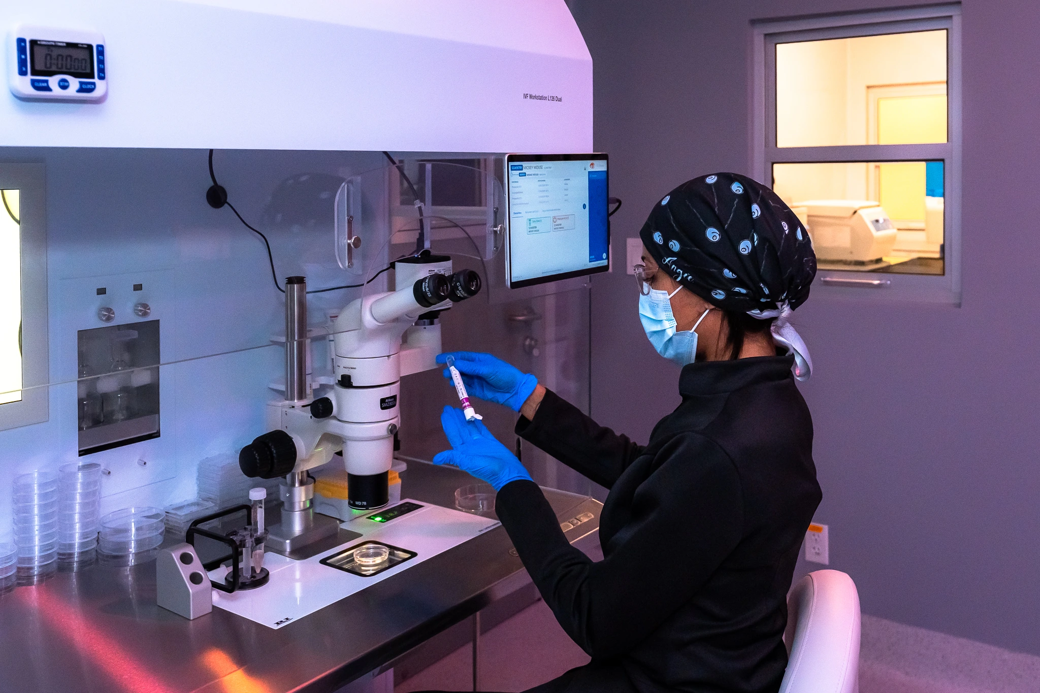 Congelación de esperma en el laboratorio de Avida Fertility
