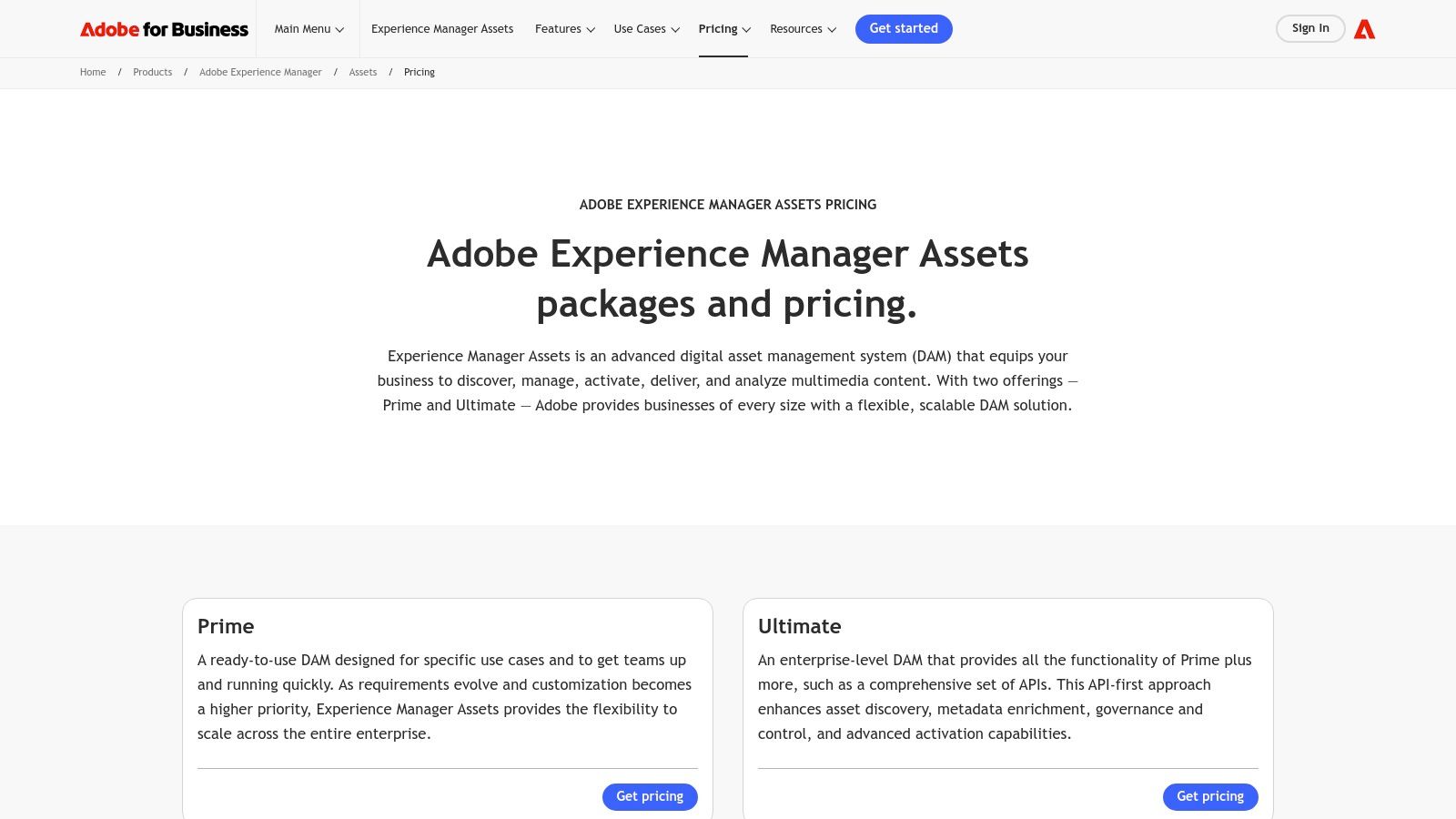 Adobe Experience Manager (AEM) Assets