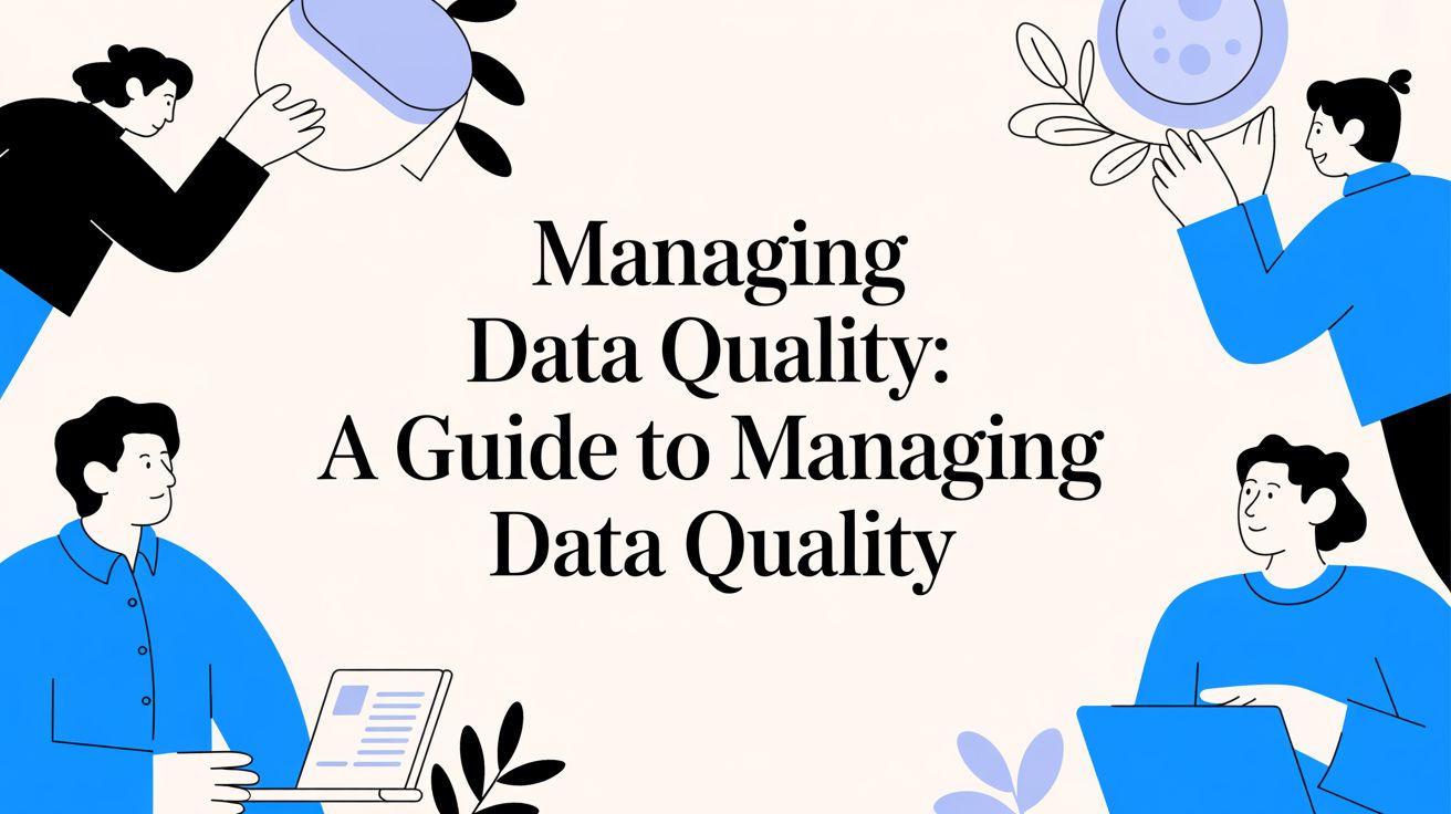 Managing Data Quality: A guide to managing data quality