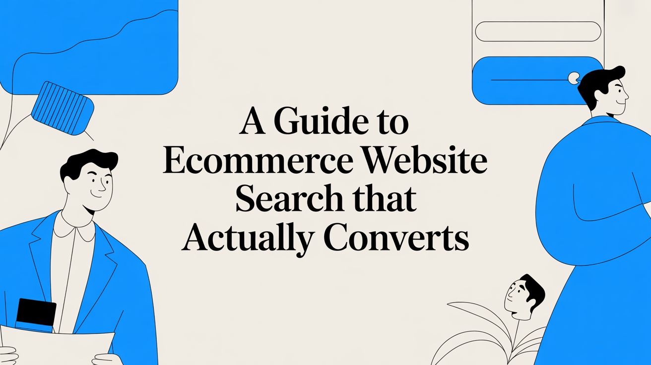 A Guide to Ecommerce Website Search That Actually Converts