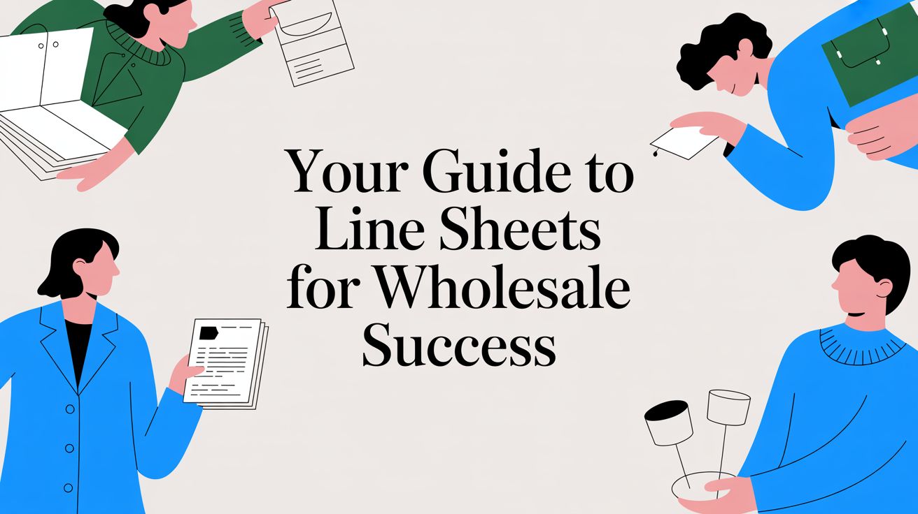 Your Guide to Line Sheets for Wholesale Success