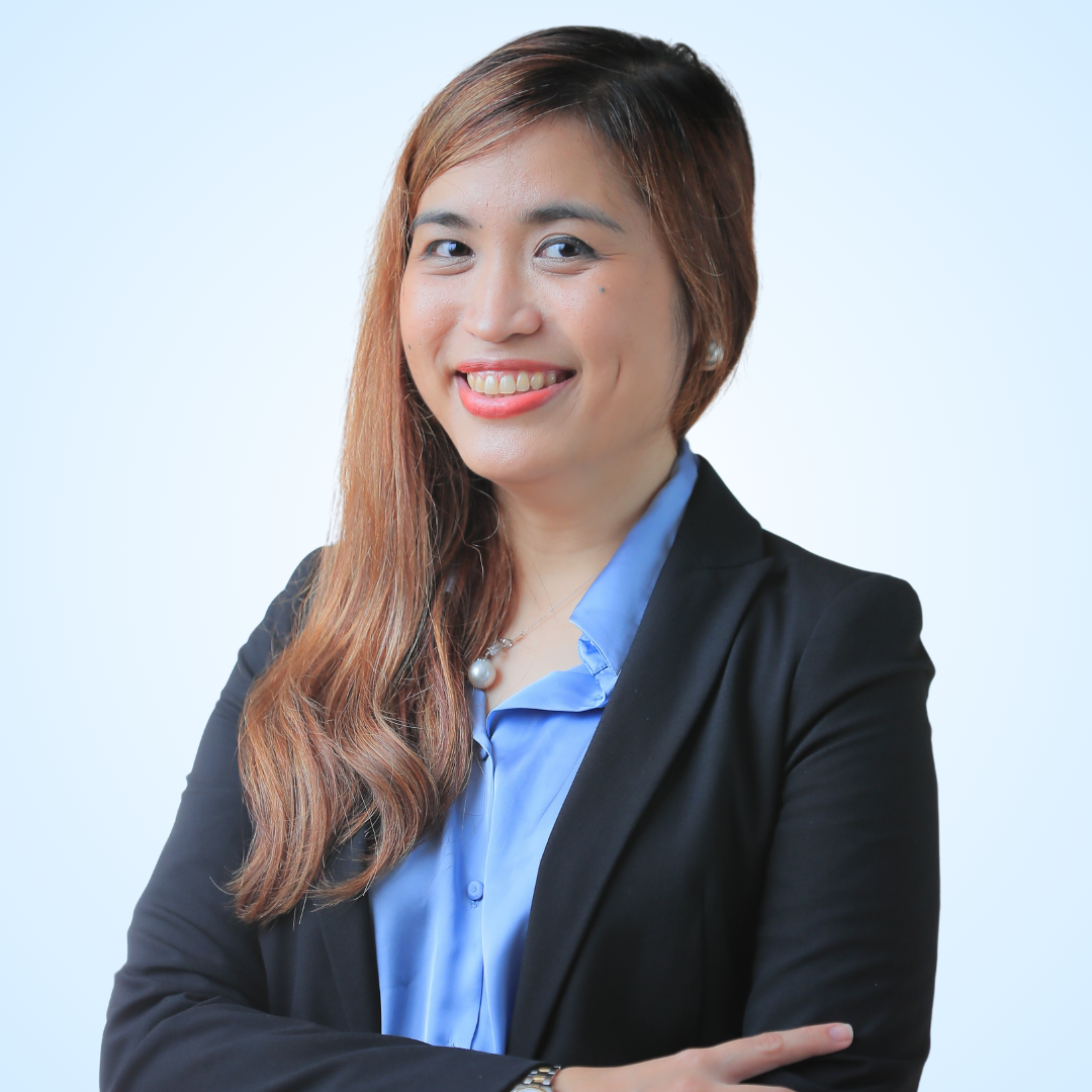 portrait of a female doctor cardiologist, in black coat, blue inner shirt