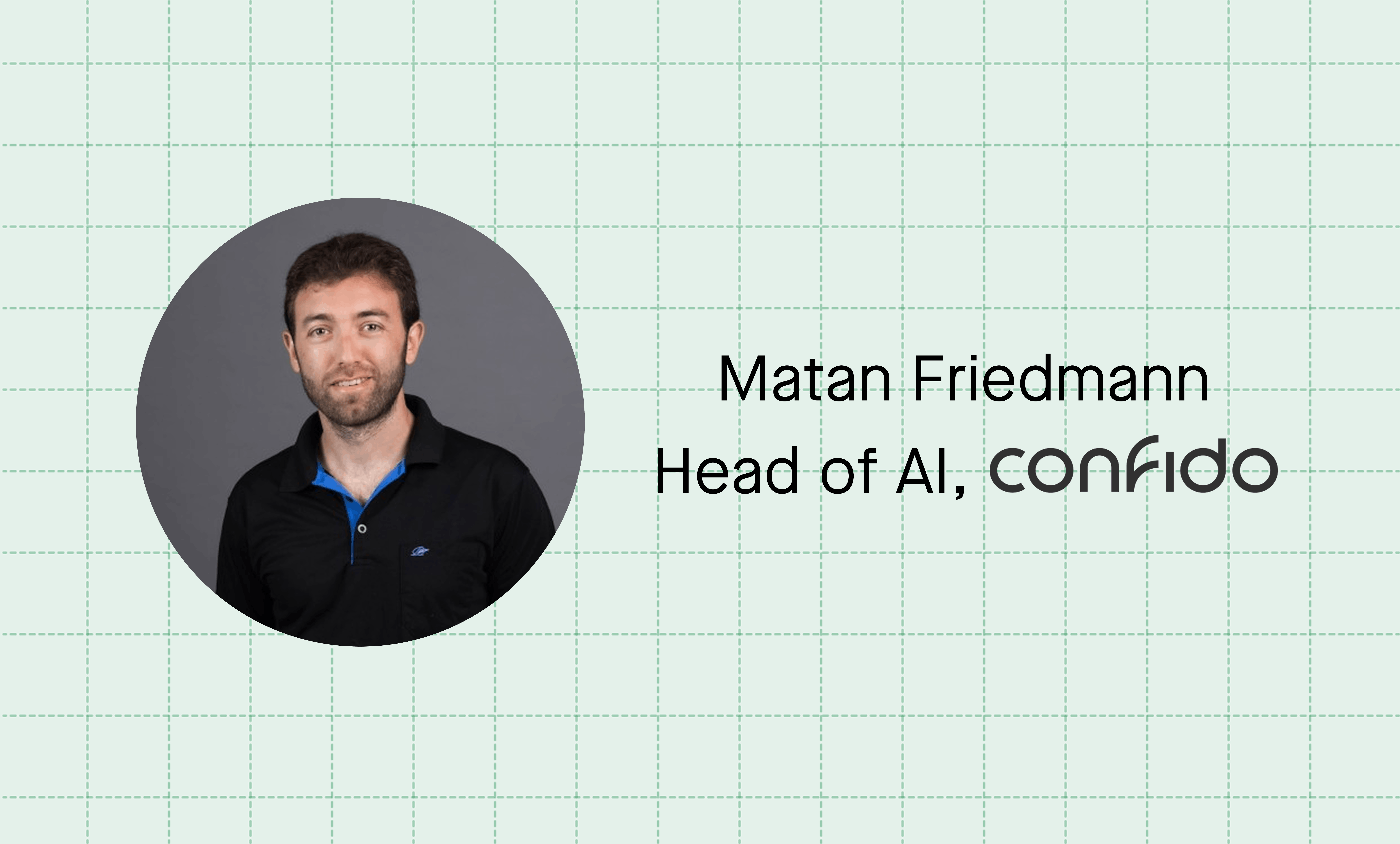 Scaling AI in CPG: Matan Friedmann Joins Confido as Head of AI