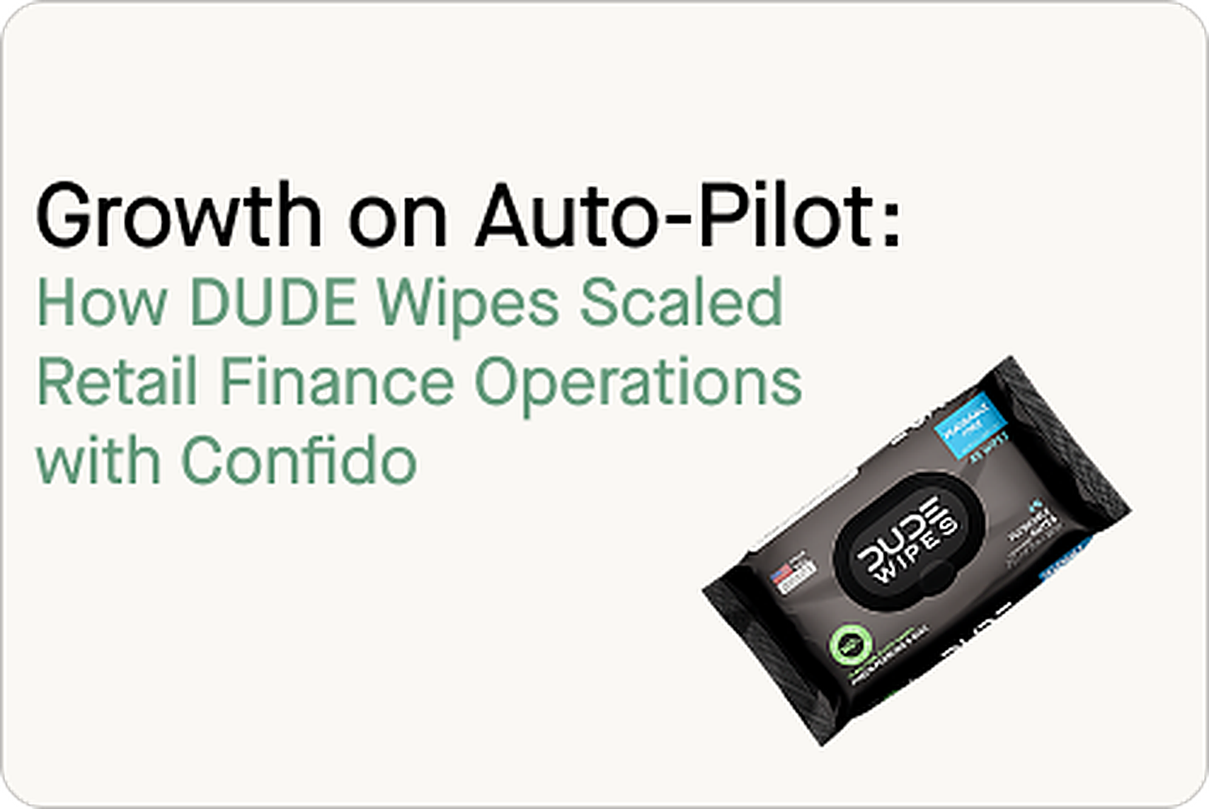 DUDE Wipes case study cover