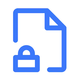 A black background with a blue rectangle in the middle.