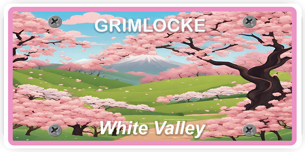 Cherry Blossom 3 Plate