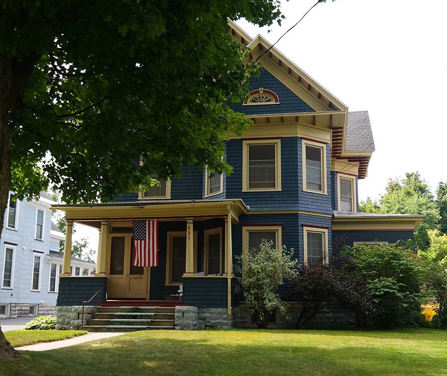 All American Victoria house in upstate New York