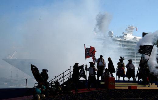 disney dream pirates, christening event