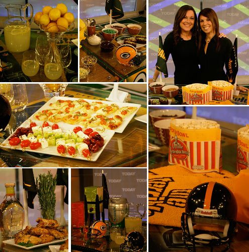 partybluprints at today show, Kathie Lee & Hoda on Today Show,   super bowl party recipes