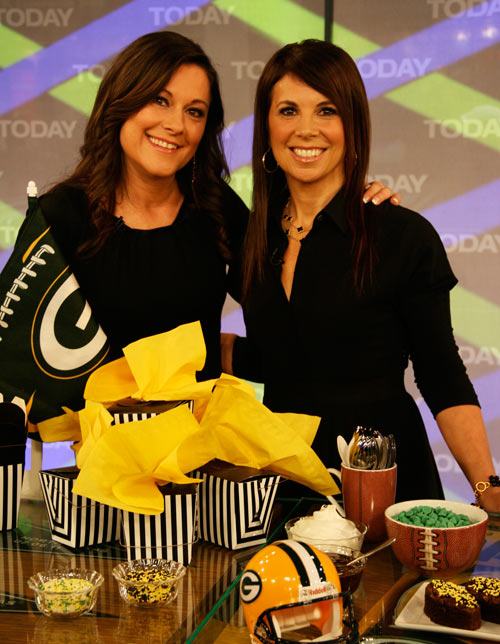 partybluprints at today show, orville redenbacher's popcorn bowl,Kathie Lee on Today Show,   super bowl party recipes
