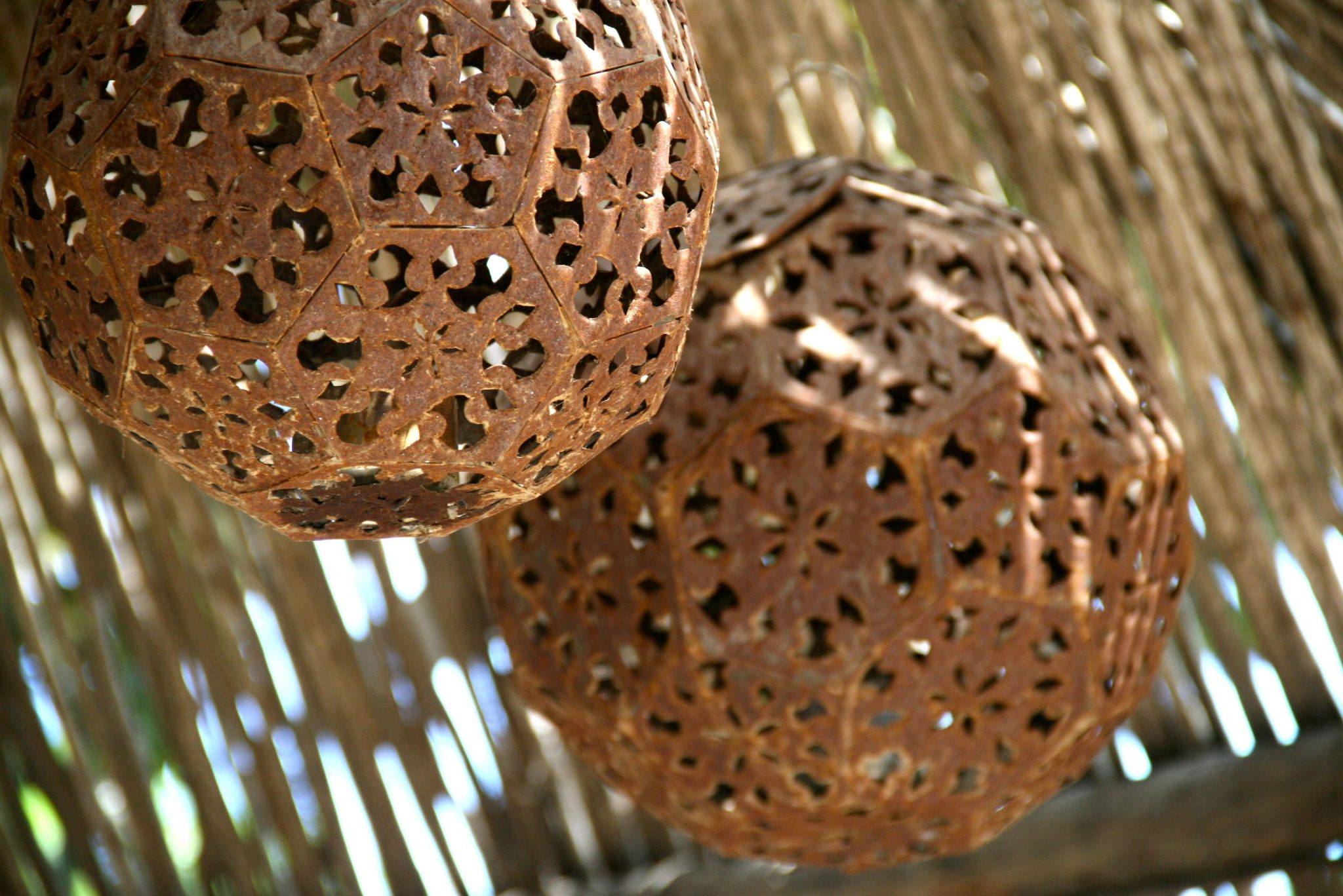 picture of rustic Mexican pendant lamps