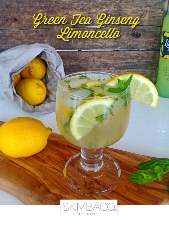 Green Tea Ginseng Limoncello