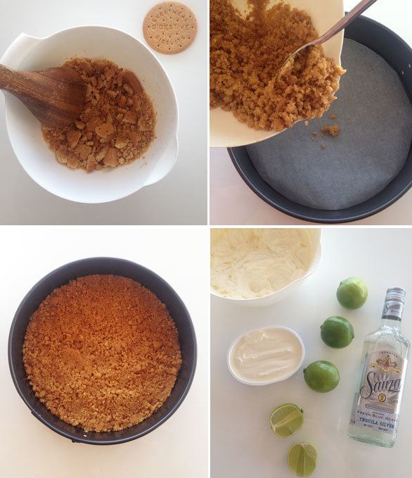 lime cheese cake instructions