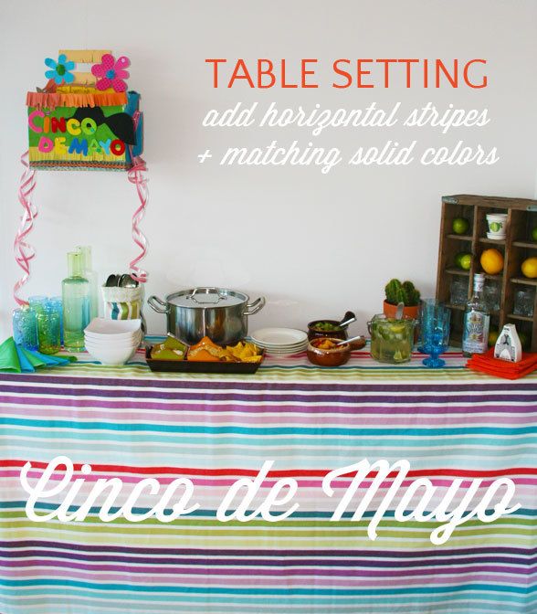 cinco de mayo table setting ideas